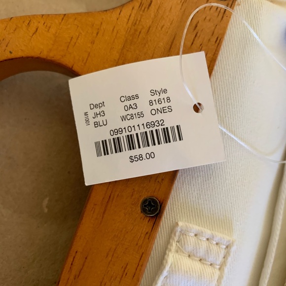 Vintage J.Crew seer sucker handheld bag. - Picture 9 of 9